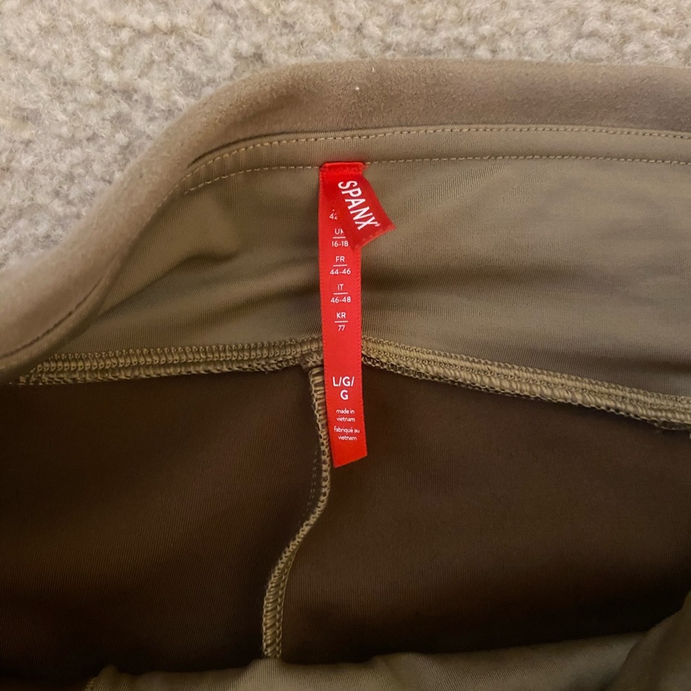 Spanx suede leggings